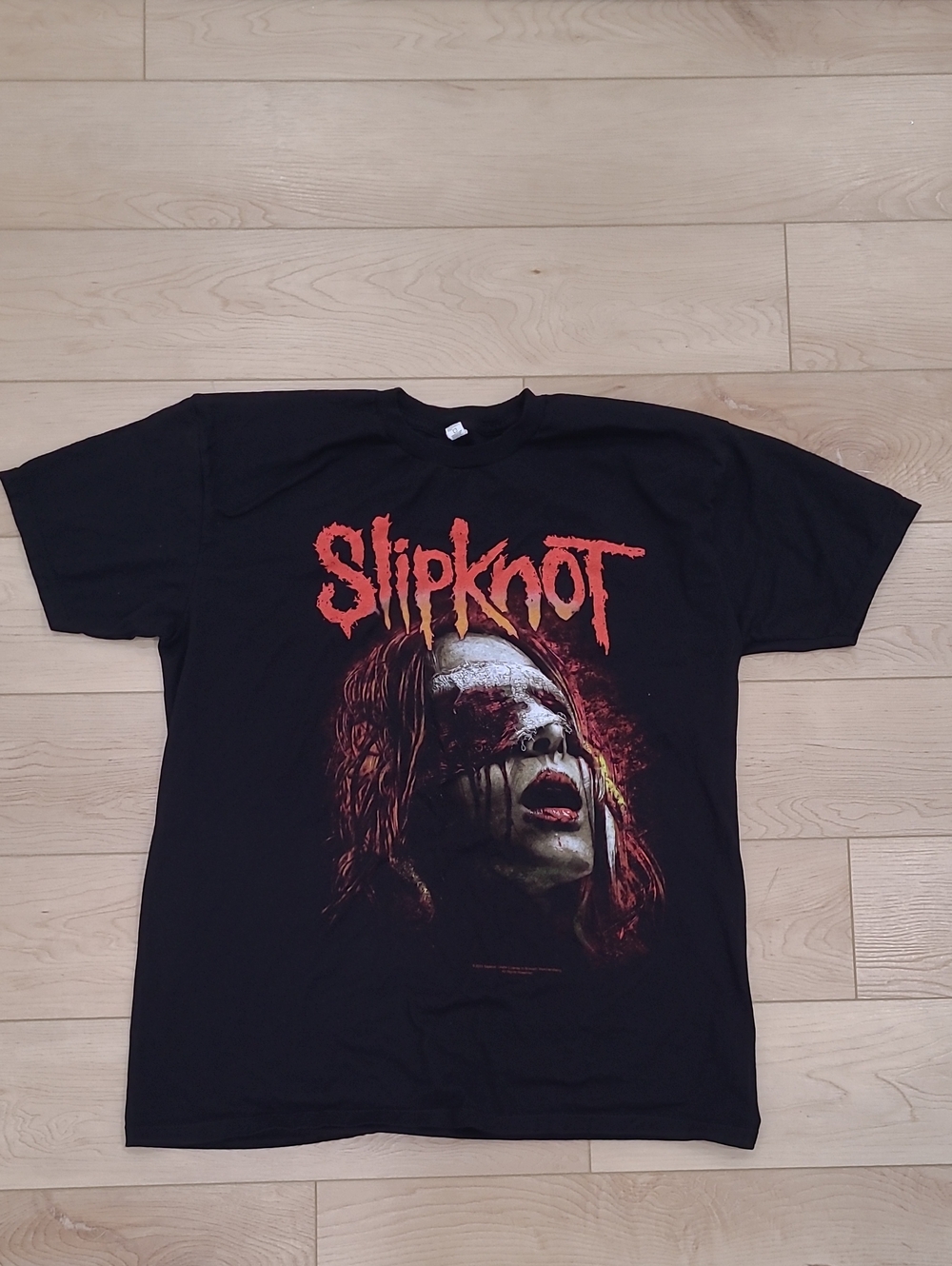 2013 Alstyle Black Slipknot Band Graphic Tee